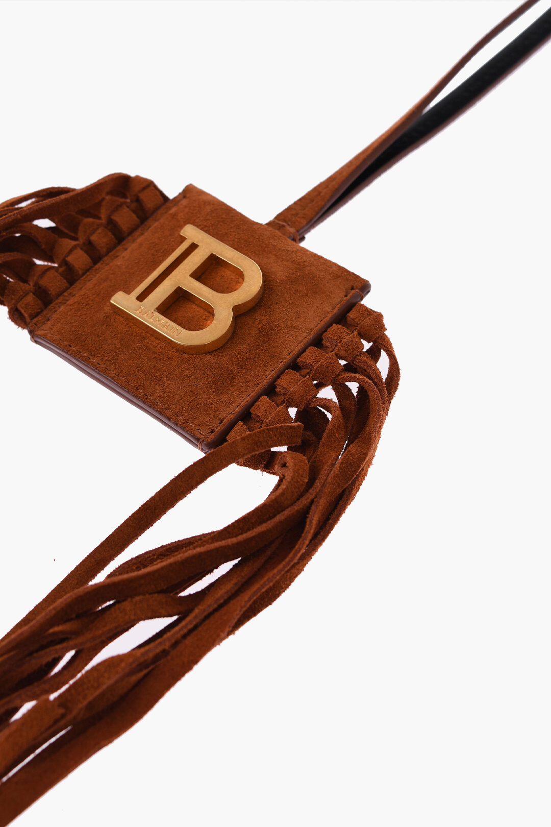 Balmain Suede NETFLIX Necklace Key Holder With Fringes women - Glamood ...