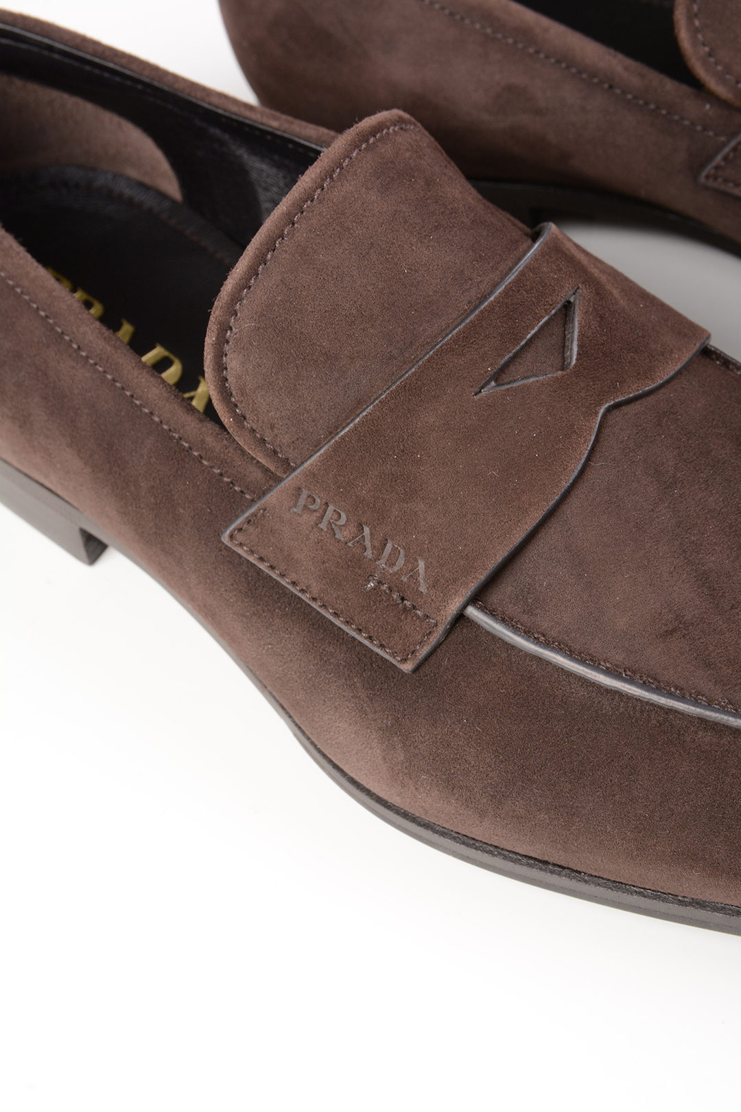 Prada Suede Penny Loafers men - Glamood Outlet