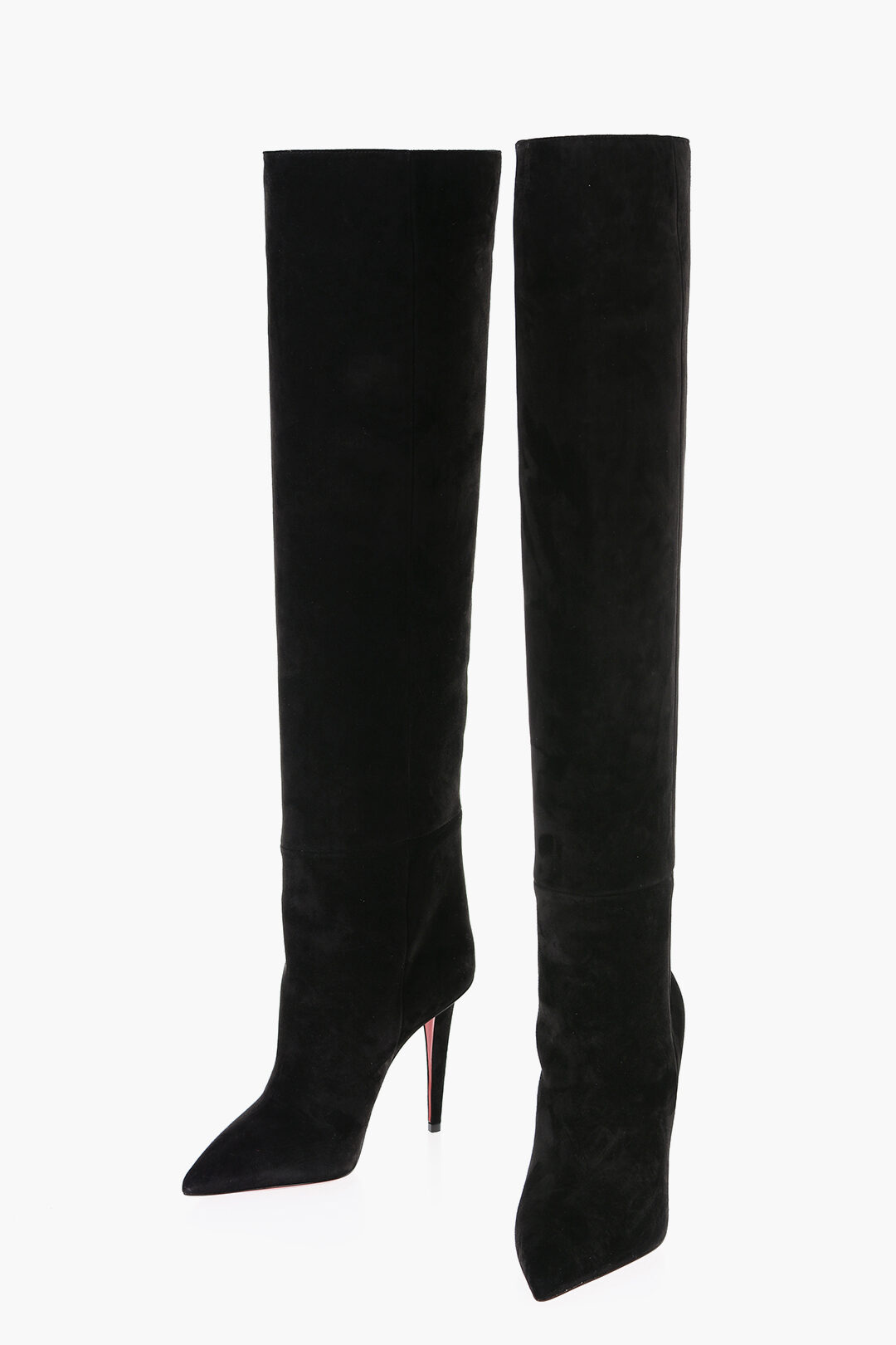 Suede louboutin boots online