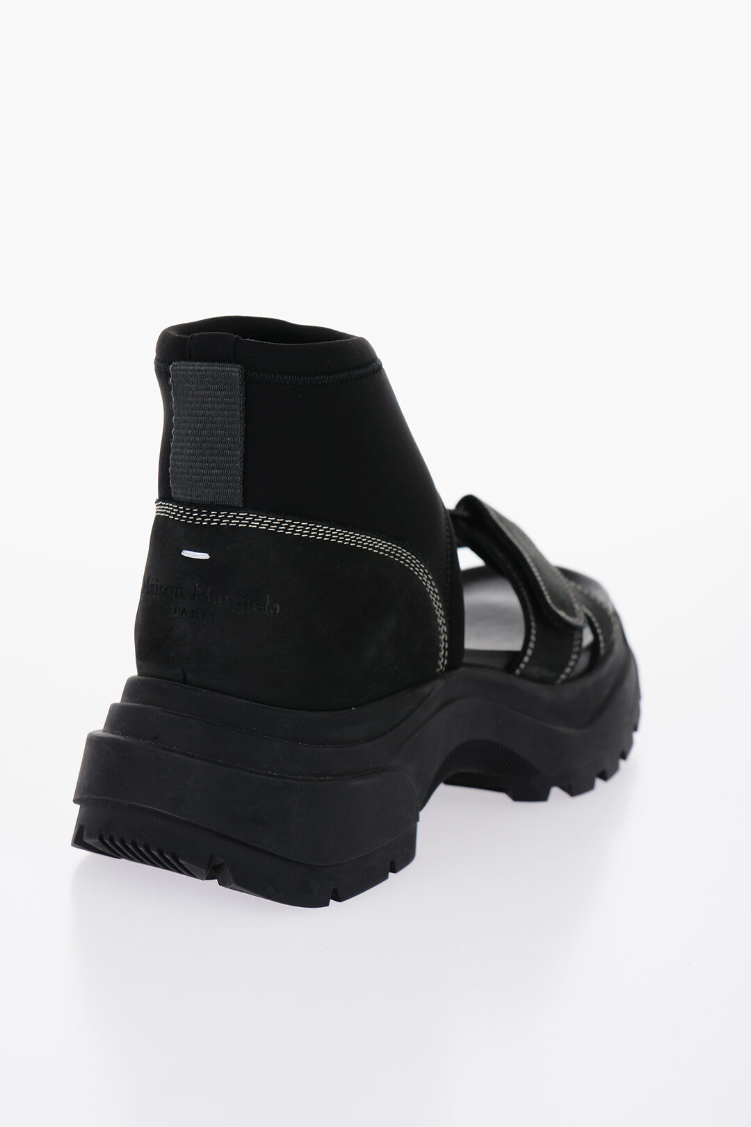 メゾンマルジェラ SUEDE SANDALS WITH TANK SOLE Maison Margiela Suede Sandals WIth Tank Sole women - Glamood