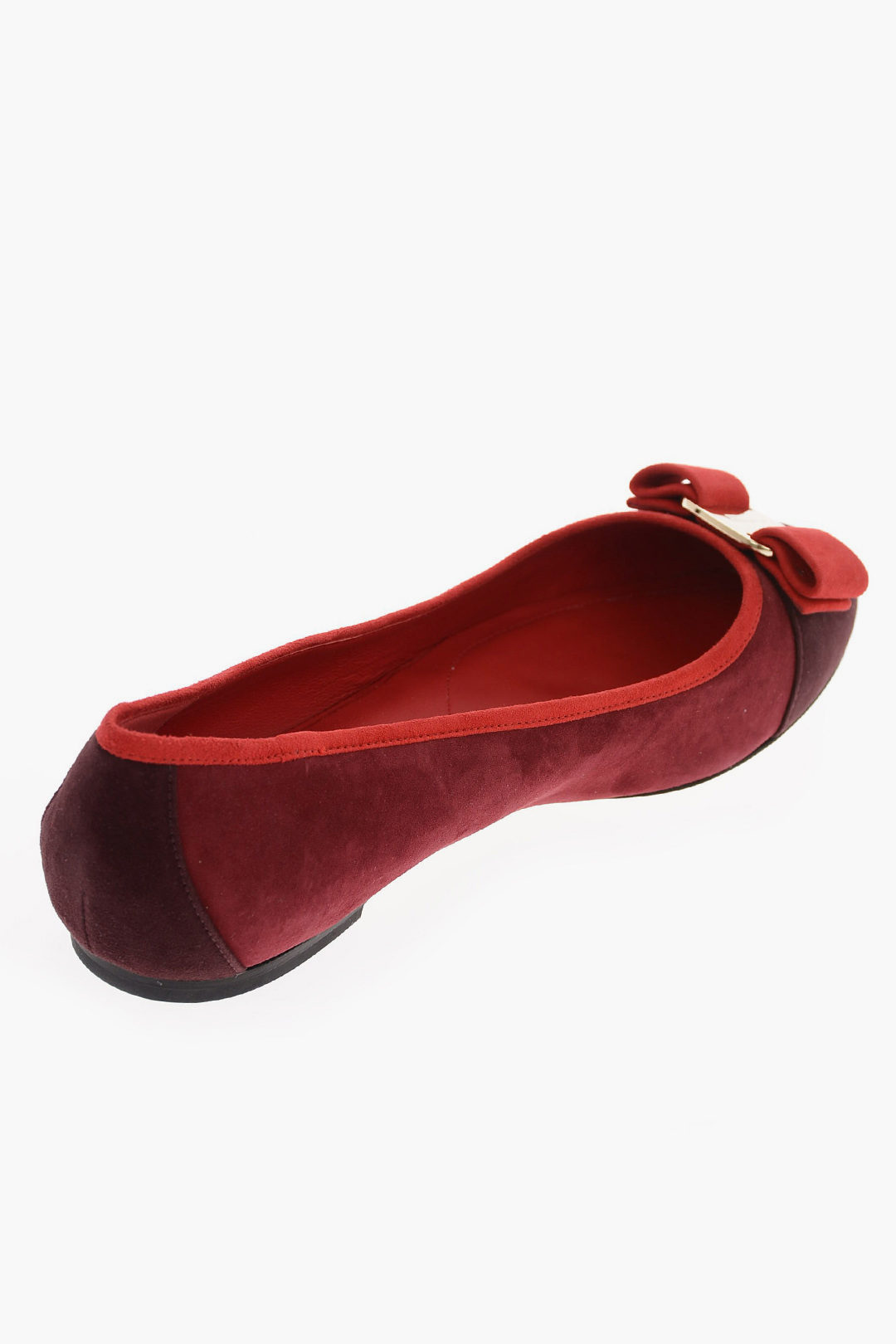 ferragamo suede flats