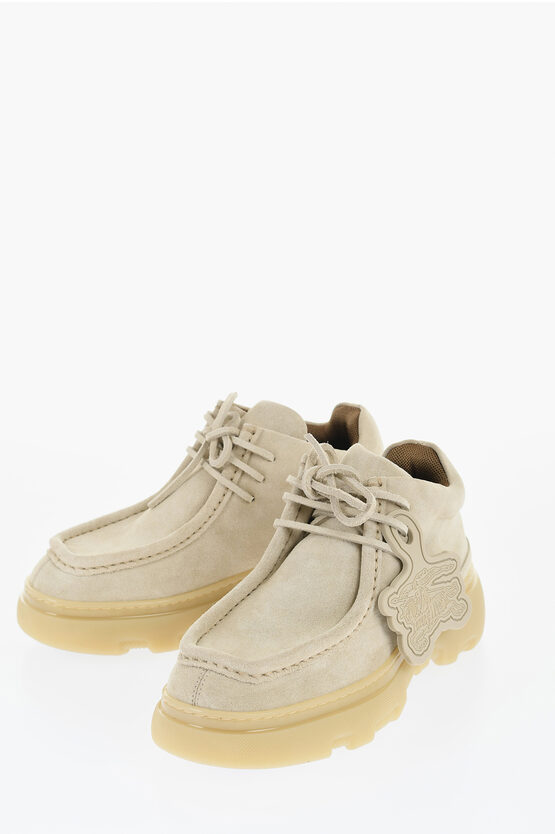 Burberry Suede Creeper Mid Shoes