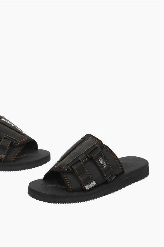 Palm Angels SUICOKE touch strap closure patch sliders men - Glamood Outlet