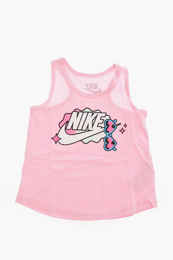 Nike Sunglass Futura Tank Top In Pink