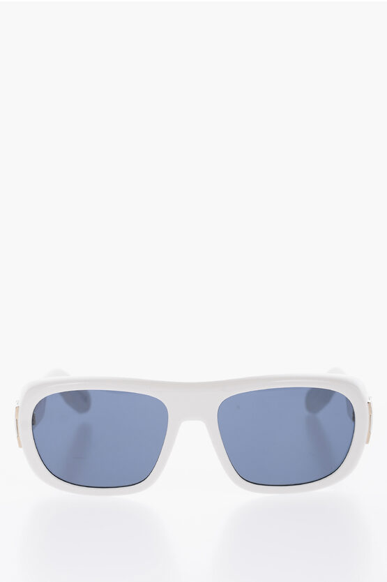 Dior Sunglasses Lady With Cannage Motif On The Temple In White