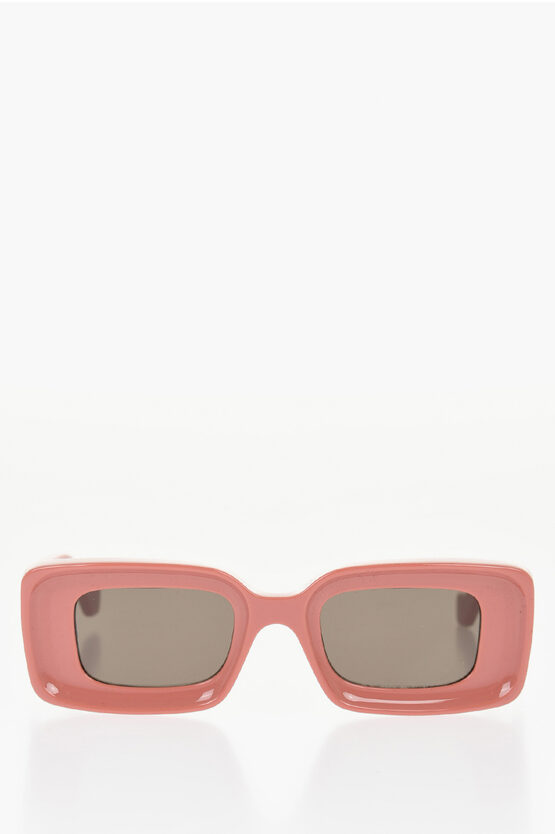 Loewe Sunglasses With Rectangular Inflated Frame