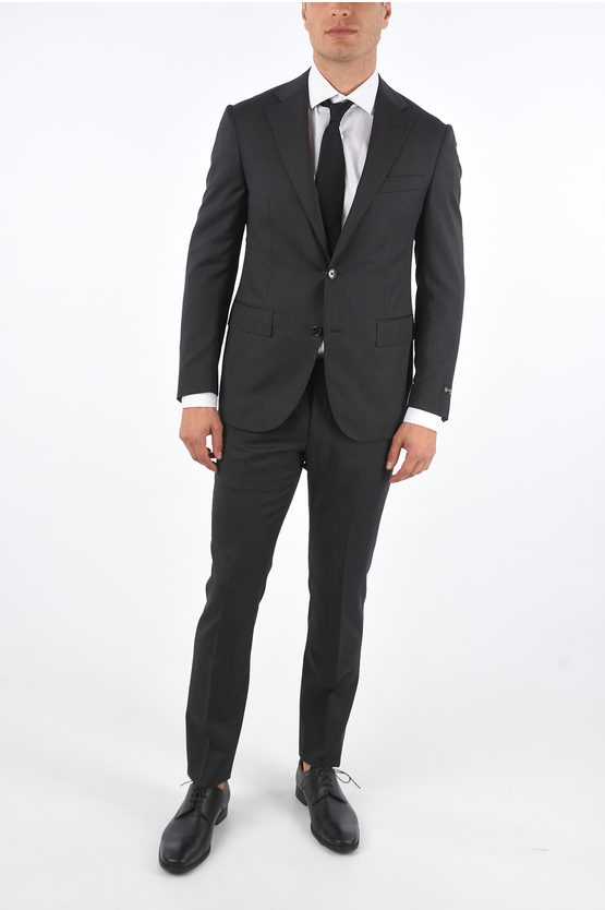 Shop Corneliani Super 120's Academy Suit