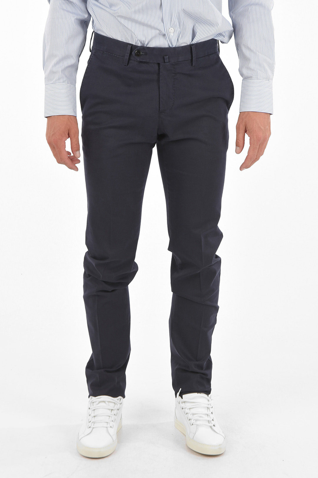 PT01 Super Slim Fit Chino Pants with Hidden Closure men - Glamood Outlet