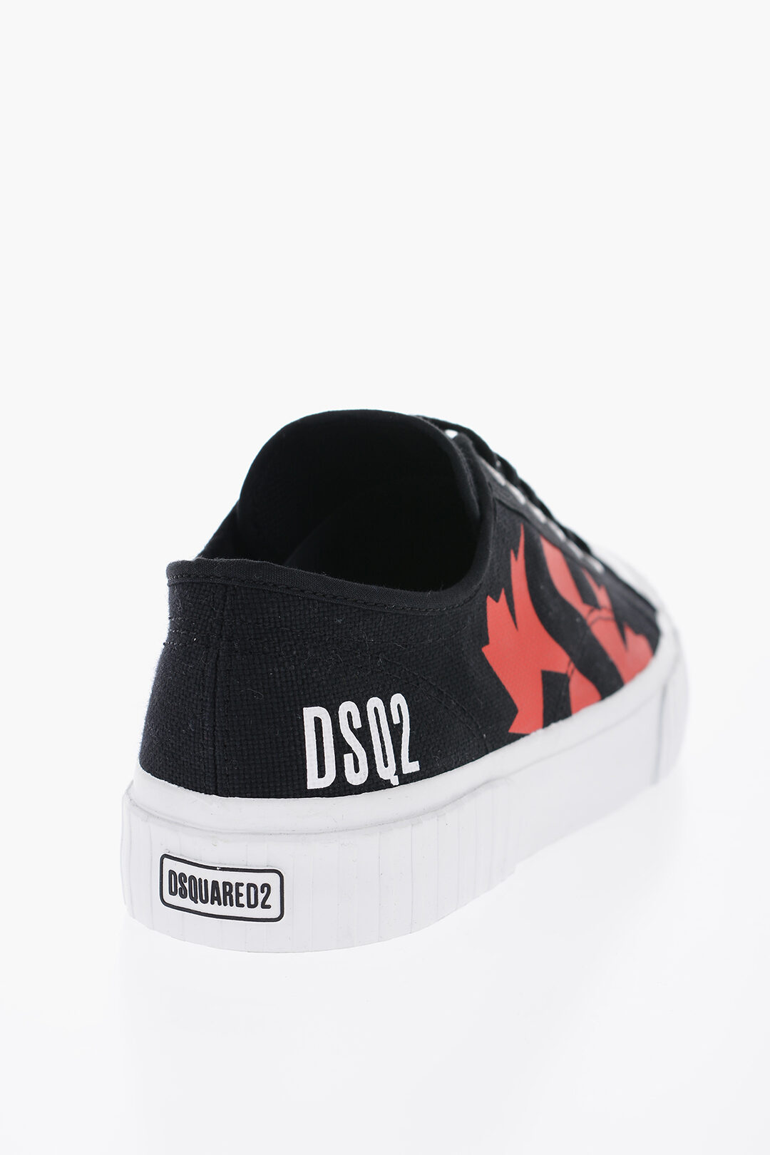 Dsquared2 SUPERGA Low-Top Cotton Sneakers with Logo-Print
