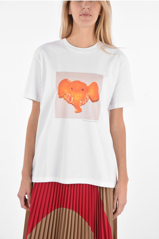 Sustainable Cotton ELEPHANT TANGERINE T-shirt