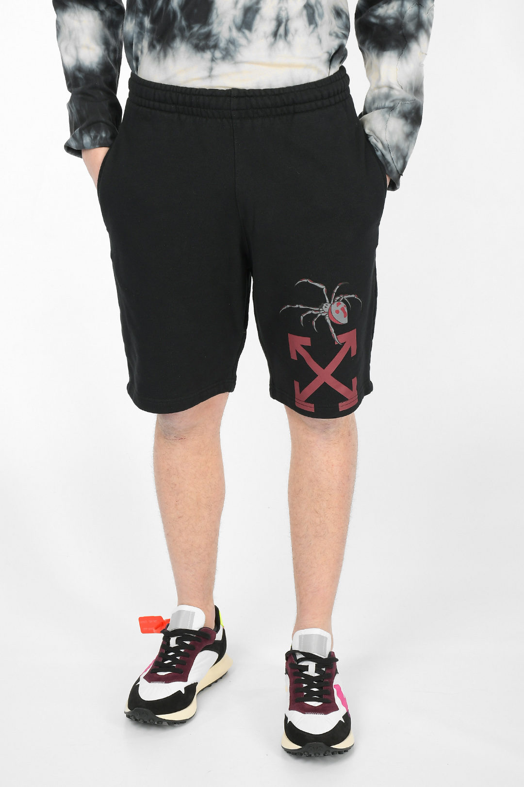 off white arachno shorts