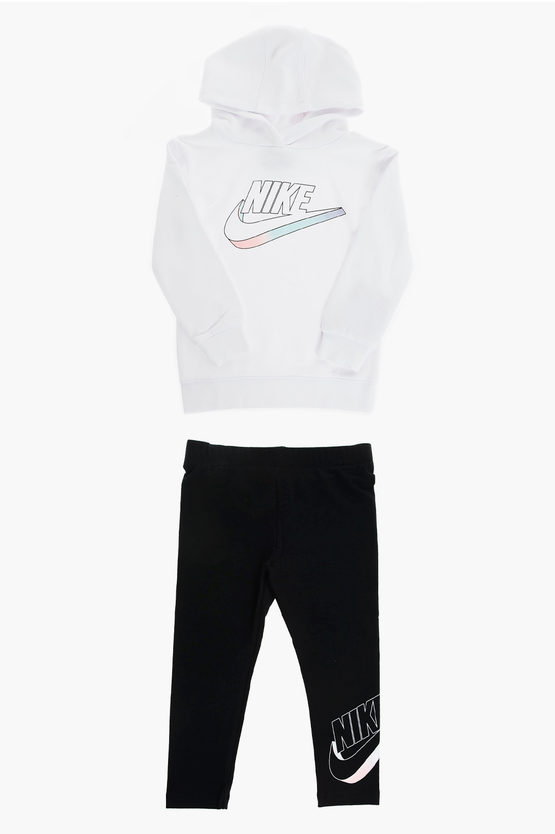 Nike Sweatshirt And Leggings Set In White