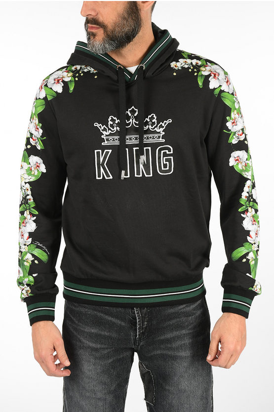 Floral Dolce E Gabbana Hoodie Dolce Gabbana Kids Zip-front Floral