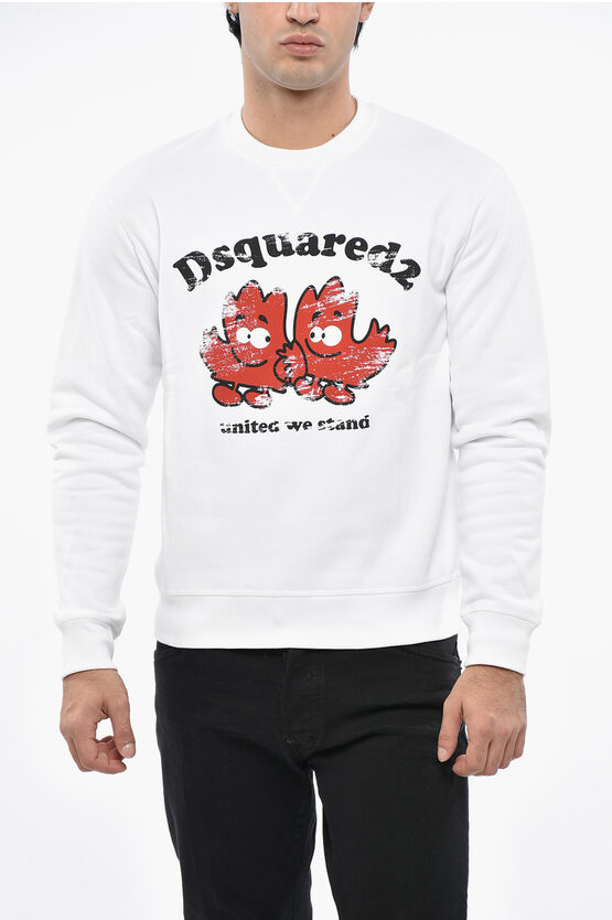 Dsquared2 Sweatshirt In White