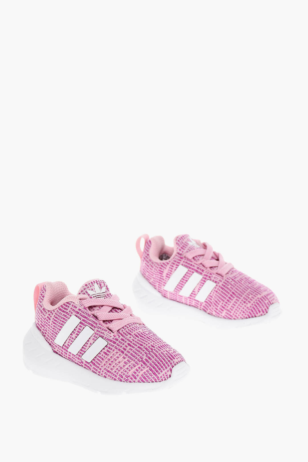 Adidas Kids SWIFT RUN 22 Lace-up Sneakers with Side Stripes - Glamood Outlet