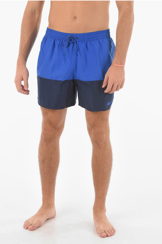 Nike Swim 2 Pockets Boxer Swimsuit In Blue