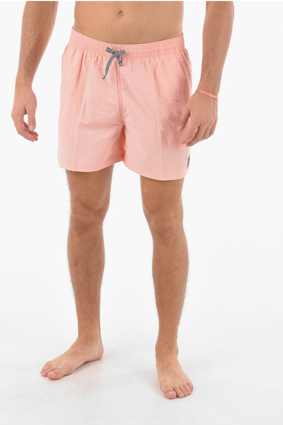 Nike Swim 3 Pockets Nylon Boxer Swimsuit In Pink
