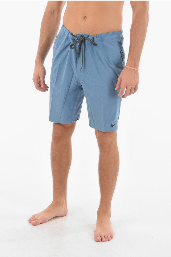 Nike Swim 4 Pockets Dri-fit Boxer Swimsuit In Blue