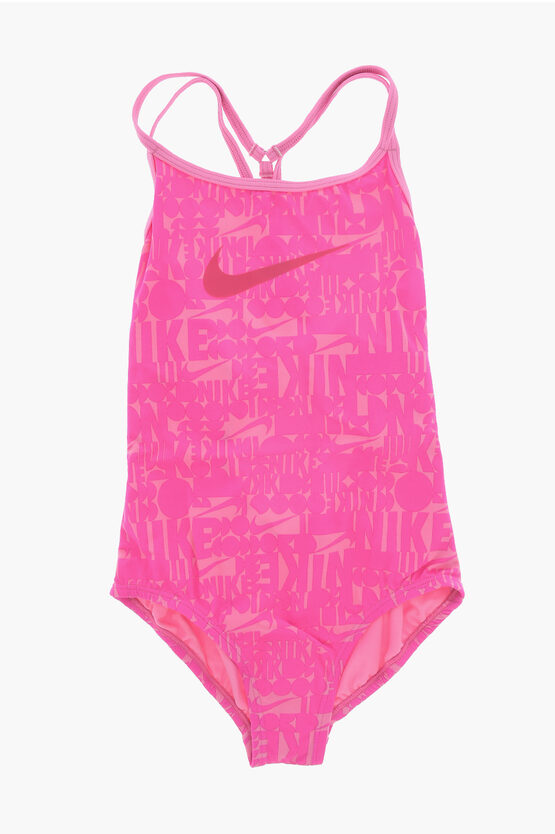 Nike Swim All-over Logo One Piece Swimsuit