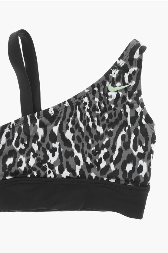 SWIM Bikini a Motivo Animalier in Nylon Stretch