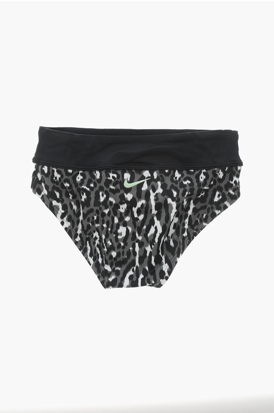 SWIM Bikini a Motivo Animalier in Nylon Stretch