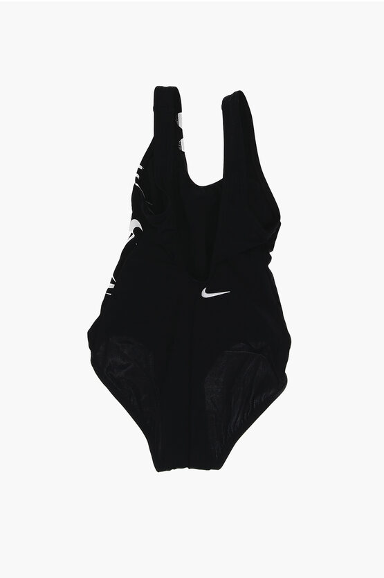 SWIM Costume da Bagno Intero con Multi Logo a Contrasto