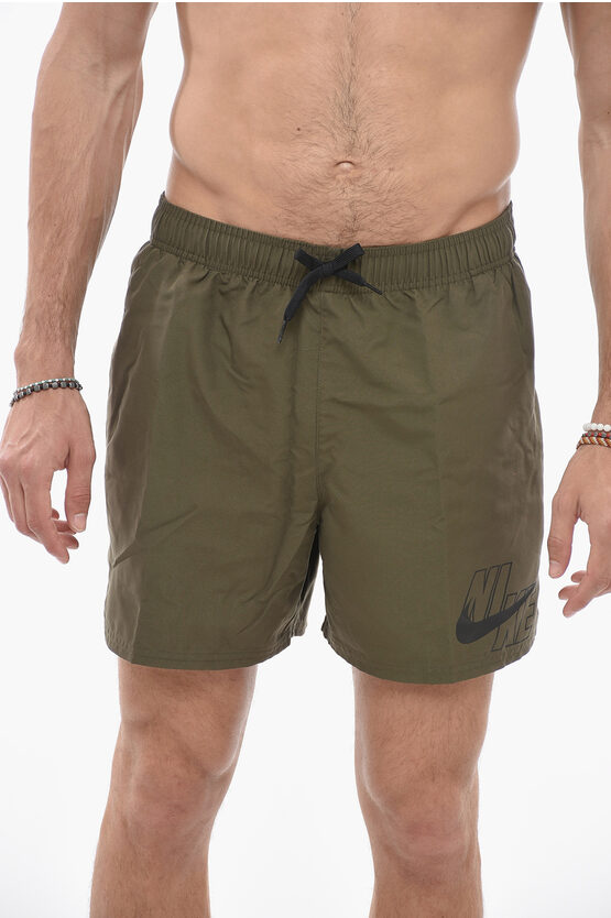 Shop Nike Swim Drawstringed Swimshorts