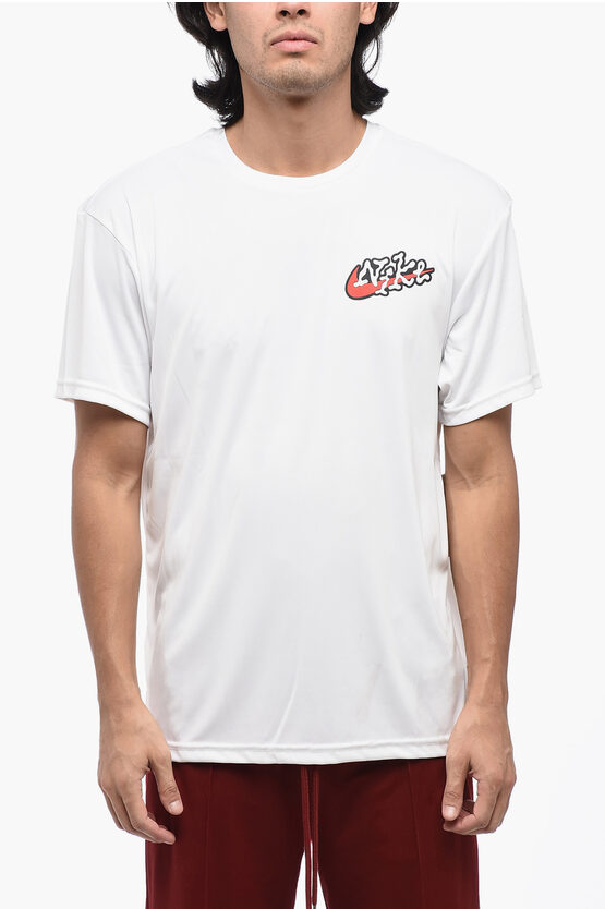 Shop Nike Swim Dri-fit Crew-neck T-shirt