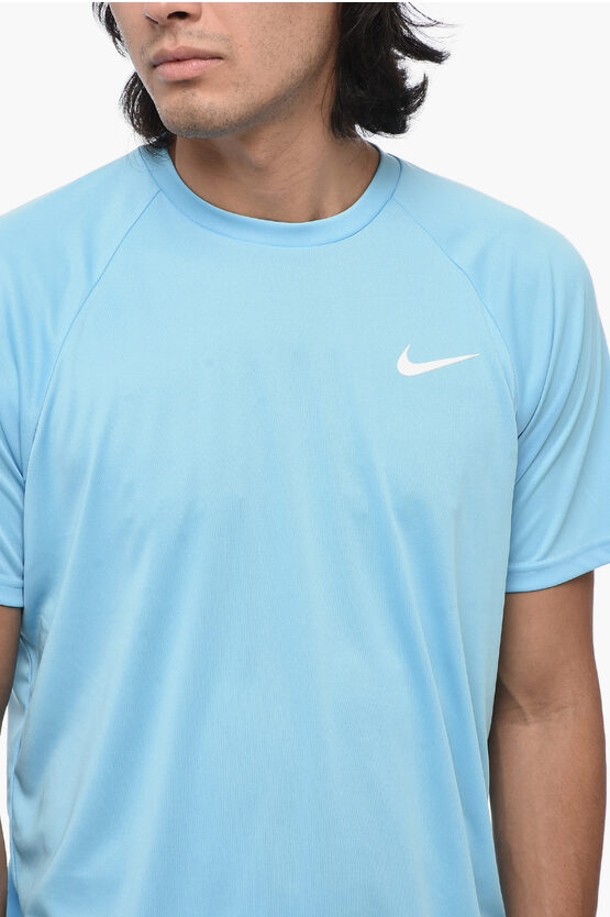 Shop Nike Swim Dri-fit Crew-neck T-shirt