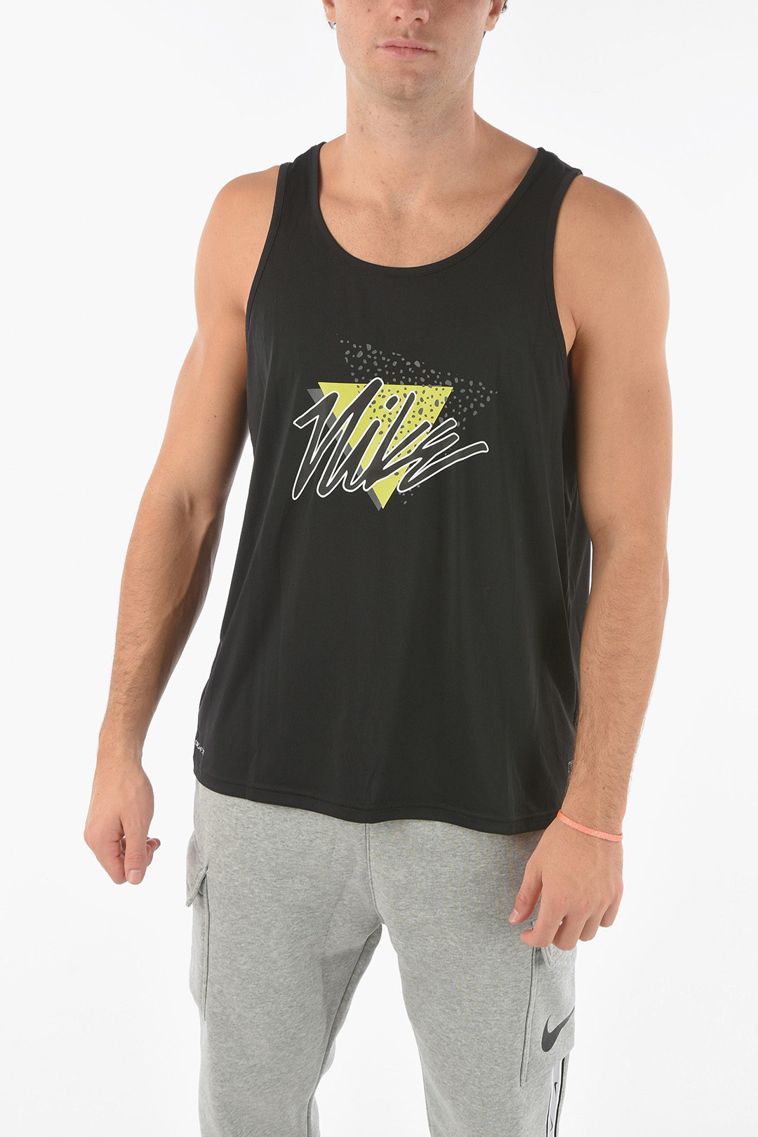 Nike SWIM Logo Printed Dri- Fit Tank top men - Glamood Outlet