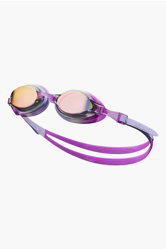 Nike Swim Mirrored Lenses Chrome Pool Goggles
