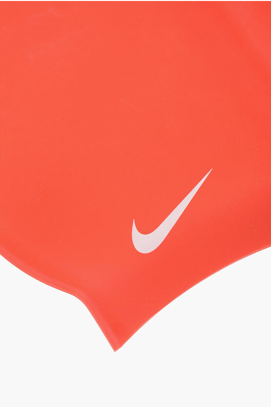 SWIM Silicone Pool Cap with Contrasting Logo