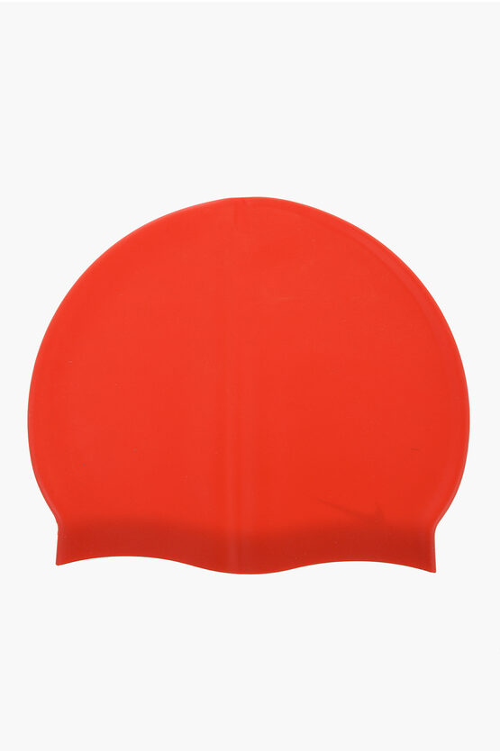 SWIM Silicone Pool Cap with Contrasting Logo