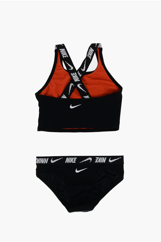 Nike KIDS SWIM Solid Color Bikini with Logoed Bands girls - Glamood Outlet