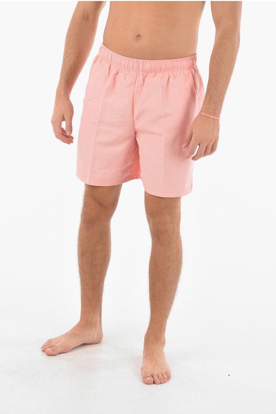 Nike Swim Solid Color Swim Shorts In Pink