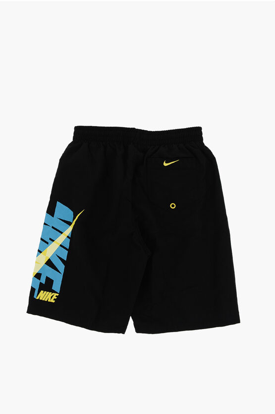SWIM Swim Shorts with Side Logo Print