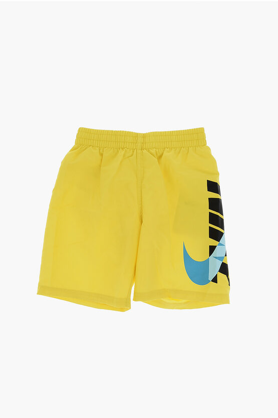 SWIM Swim Shorts with Side Logo Print