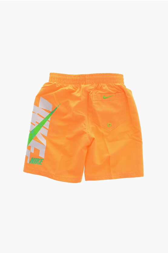 SWIM Swim Shorts With Side Print Logo