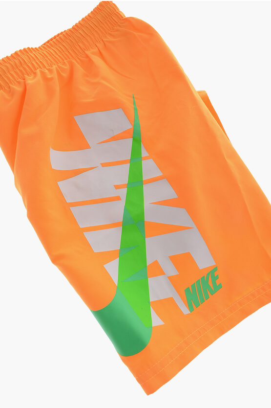 SWIM Swim Shorts With Side Print Logo