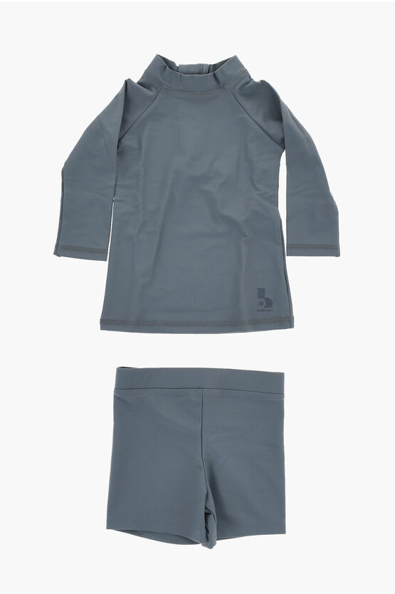 Bonpoint Swim-wear Coordinated Set With Printed Logo