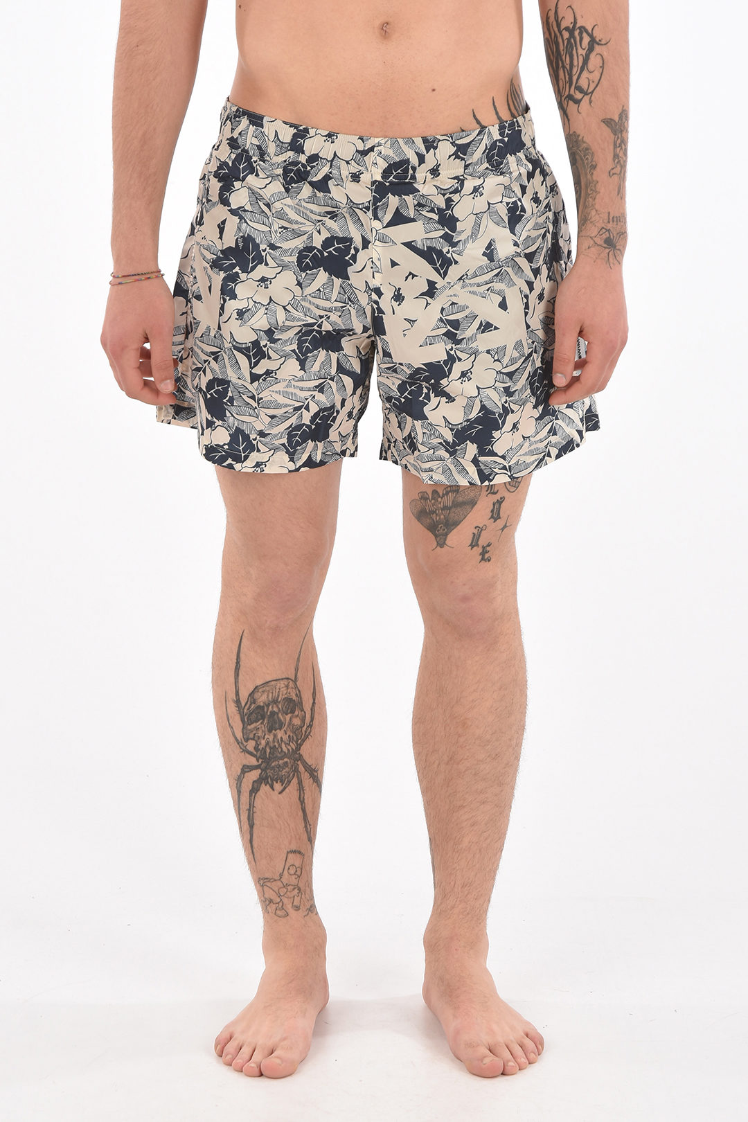 Off-White Swimming FLORAL Shorts with Floral Print men - diamondswindon ...