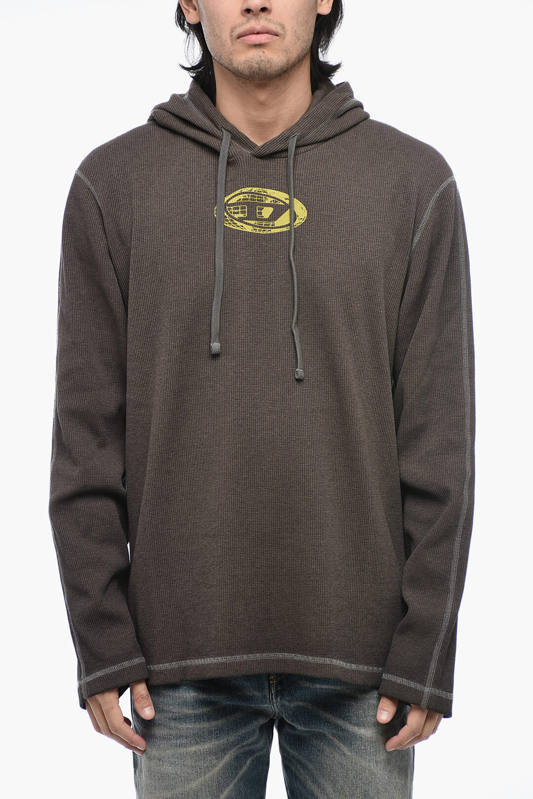 スウェット・トレーナー Diesel K-Pelto Cotton Sweatshirt With Distressed Effect A17269_0HYAT_9XX_I.jpg