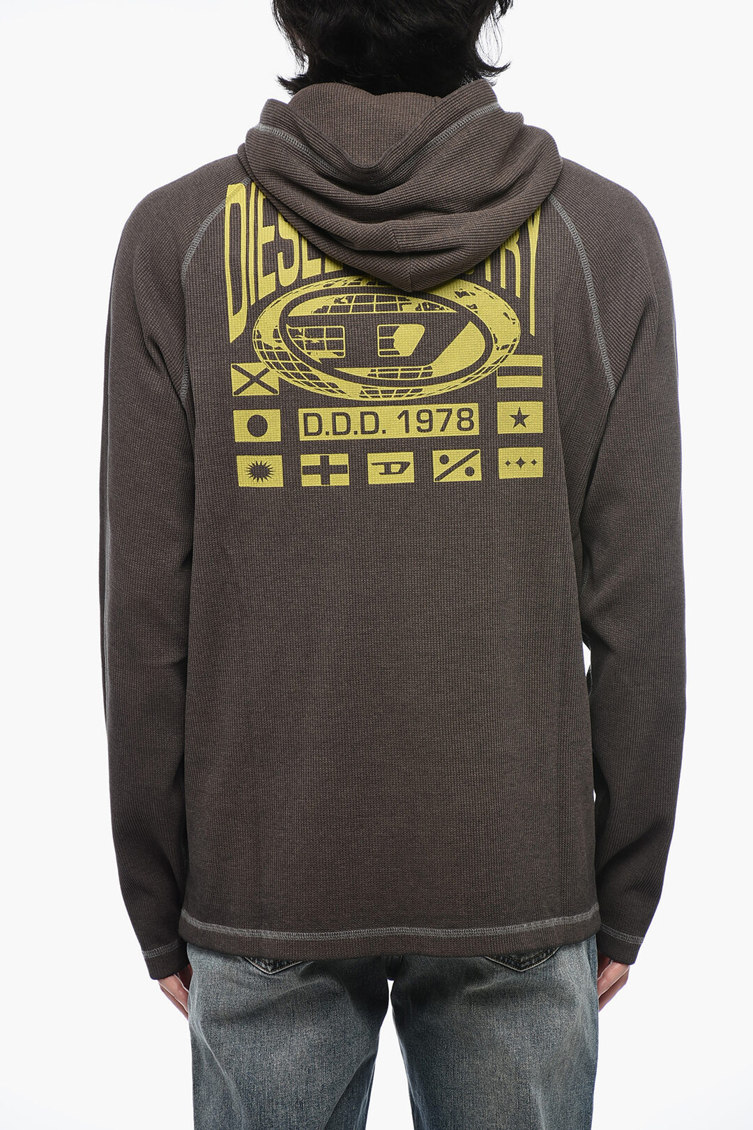 【送料&関税込】Diesel Hoodie T-crane-ls-hood Diesel T-CRANE-LS-HOOD TEE Black | BSTN Store