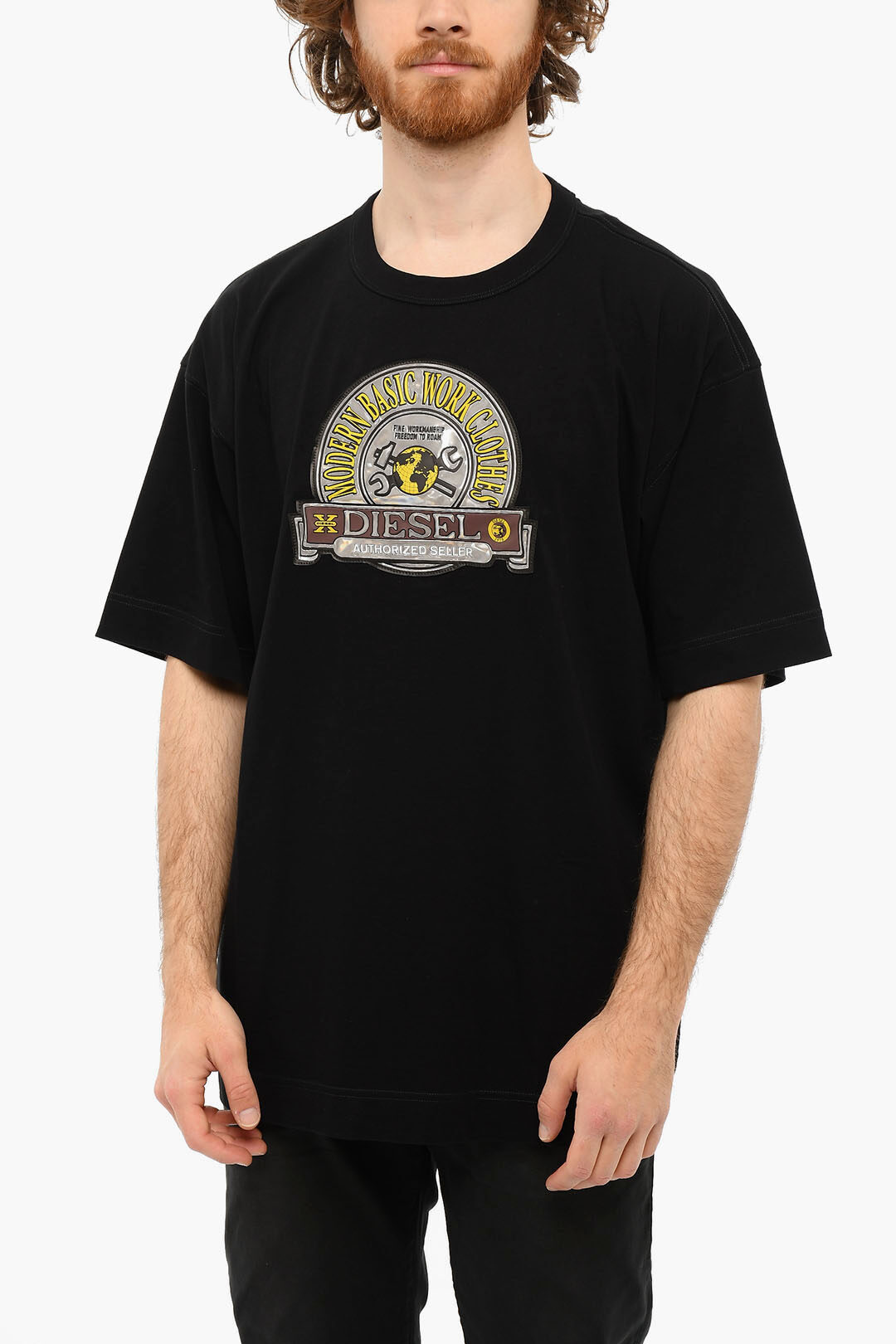T-shirt da uomo a maniche corte con stampa ragno 3D in