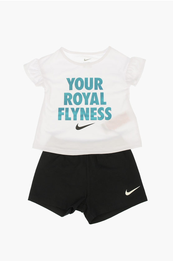 Nike T-shirt And Shorts Set In Multi