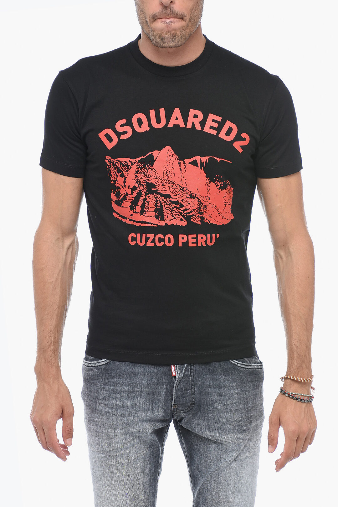 Dsquared2 T-Shirt CUZCO PERU con Stampa Lettering uomo Glamood