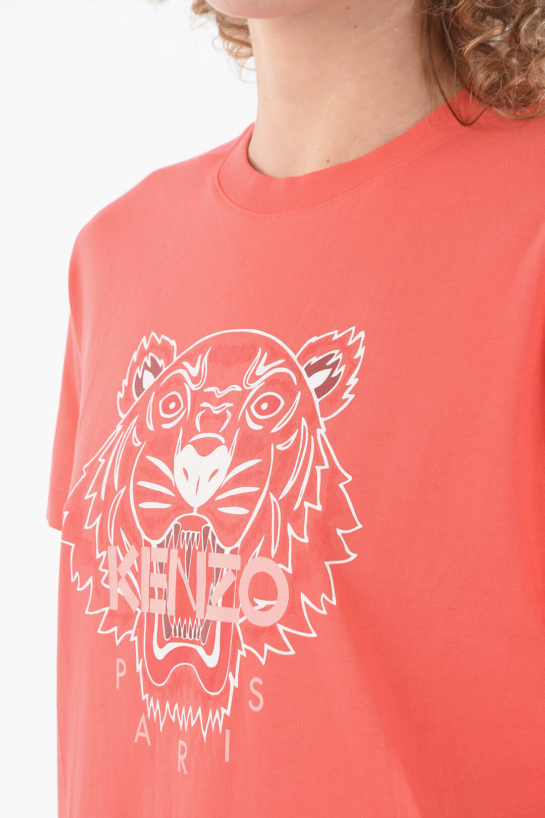 Kenzo T-shirt Dress with TIGER Logo Print women - Glamood Outlet