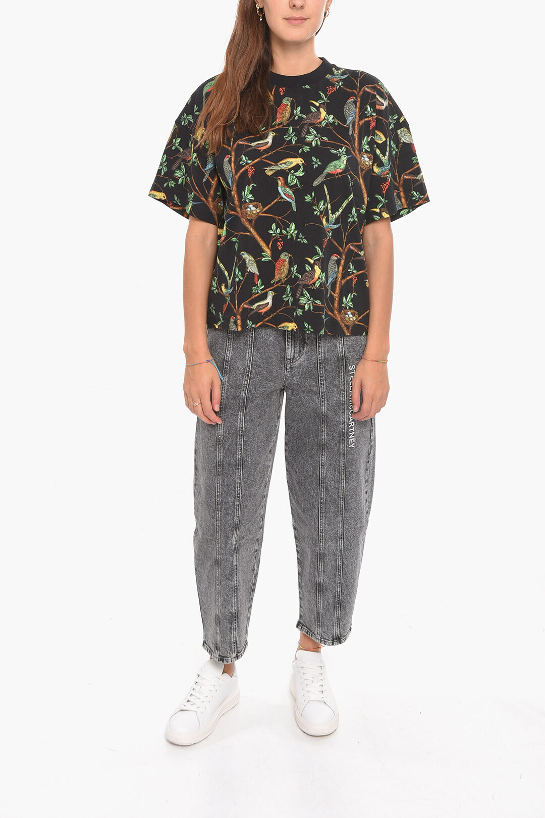 Moncler T-shirt girocollo con stampa 41951800235087 main image 1