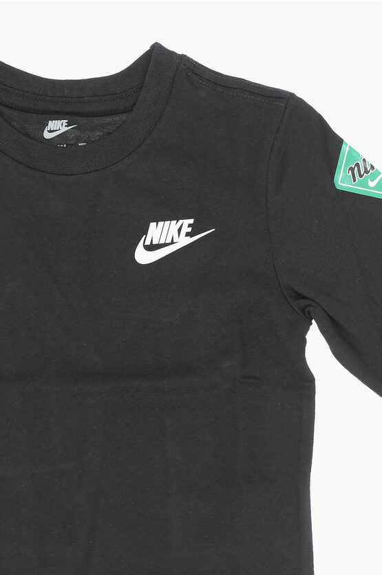 T-Shirt Girocollo RETRO STICKER a Manica Lunga