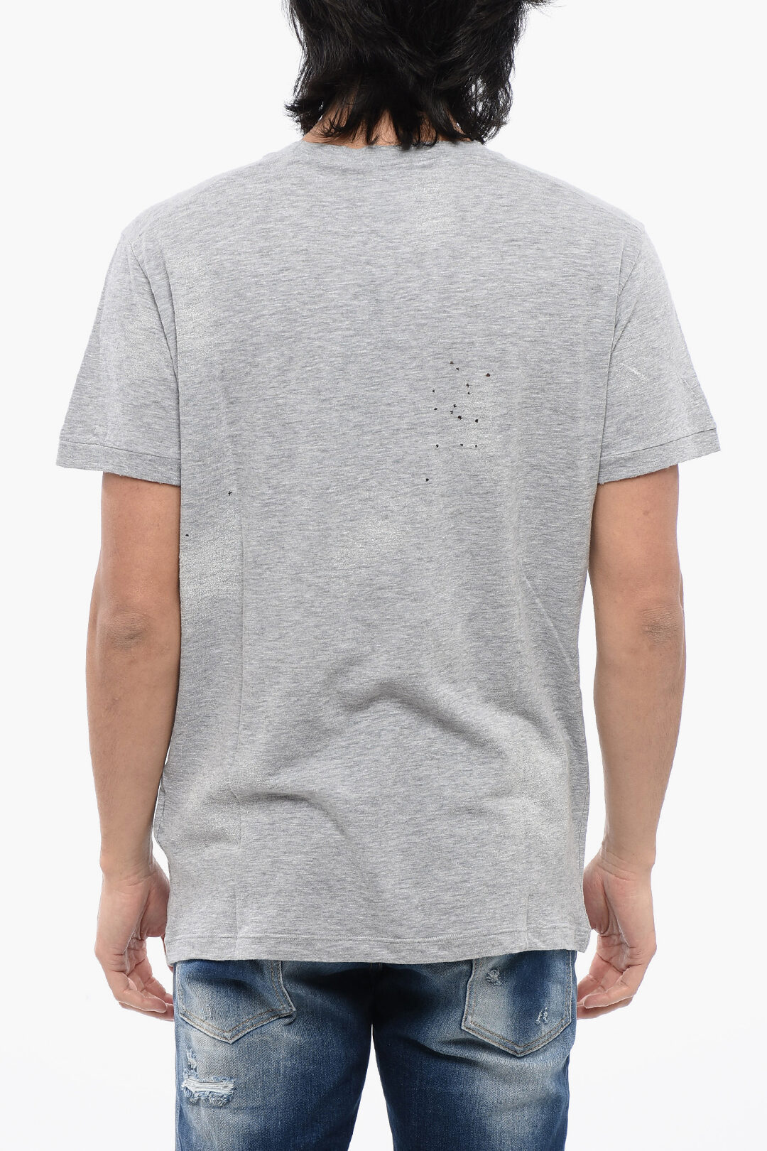 T-Shirt The Avengers Endgame Distressed A Logo Marvel maglia Uomo